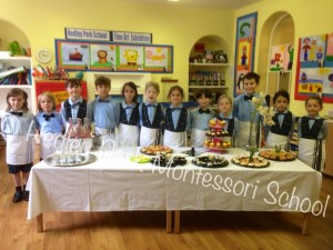 Welcoming our guests to the Art Exhibition